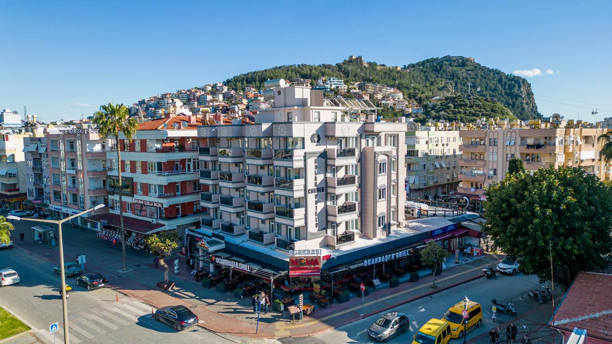 Aslan Corner Hotel Алания Экстерьер фото